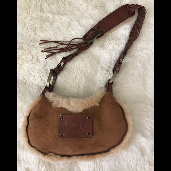 UGG Handbags - 👜Cute little UGG Tan Suede Bag👜